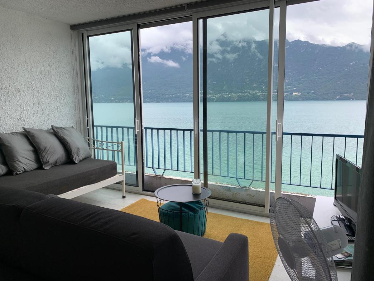 Le Lamartine, Vue Magnifique Face Au Lac Du Bourget Aix-les-Bains Exterior foto